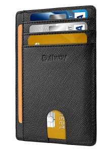 3. Buffway Slim Minimalist Front Pocket Wallet