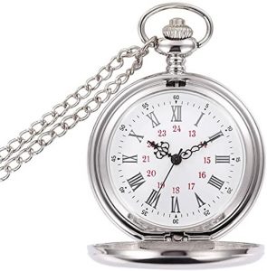 WIOR Classic Smooth Vintage Pocket Watch