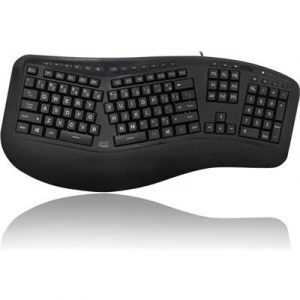 Adesso Tru-Form 150 3-Color Ergonomic Keyboard