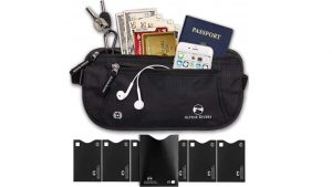 Alpine Rivers Money Belt – RFID Blocking Hidden 