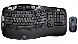 Logitech MK550 Ergonomic Wave Keyboard