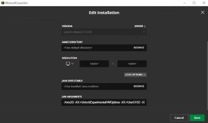 MinecraftLauncher How To Allocate More RAM To Minecraft 