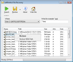 SoftPerfect File Recovery