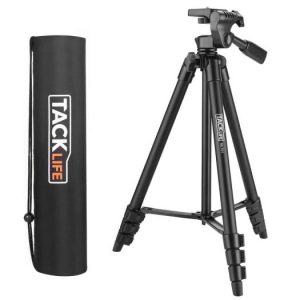 TACKLIFE 55″ Lightweight Aluminum Tripod Best Tripod for DSLR Cameras