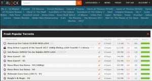 TorLock Non-Blocked Torrent Sites