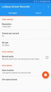 Lollipop Screen Recorder