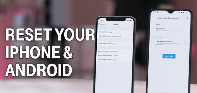erase your iPhone and Android