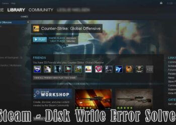 steam disk write error