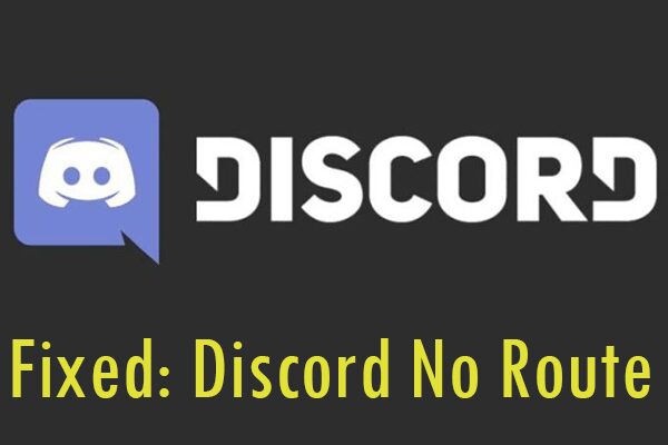discord no route
