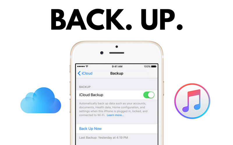 how to backup iphone 7