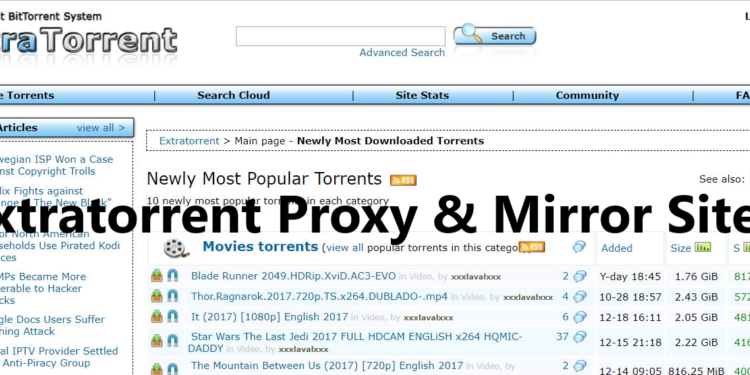 extratorrent proxy