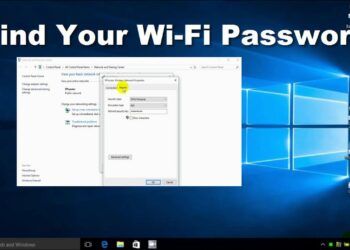 how to find wifi password on windows 10