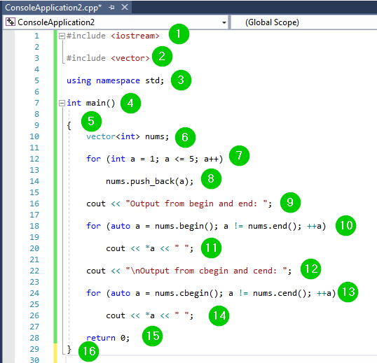 initialize vector c++