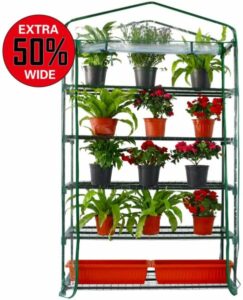 Worth Extra Wide 5 Tier Mini Greenhouse