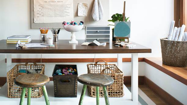 Craft Tables With Storage Attempting To Organize Your Creativity