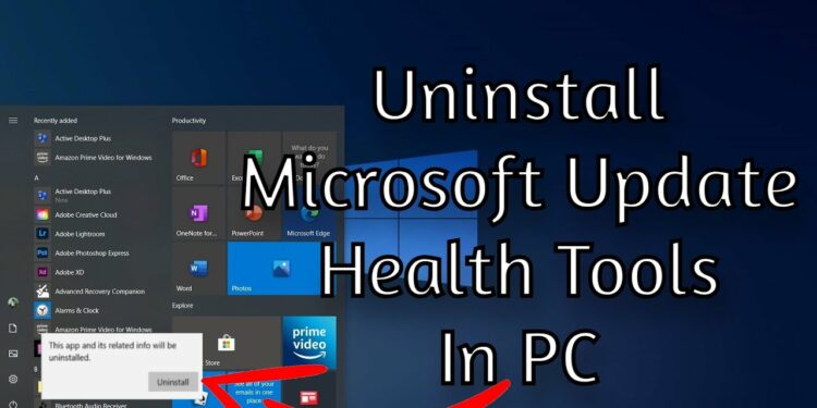 Microsoft update health tools