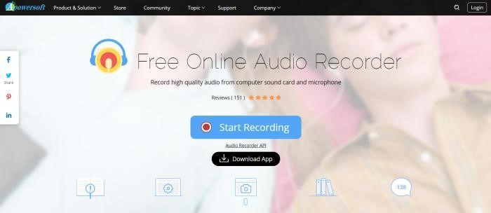 Apowersoft Free Online Audio Recorder