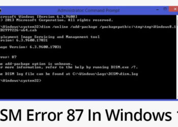 DISM error 2 Windows 7 & 10