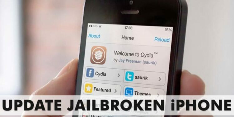 Jailbroken iPhone to iOS