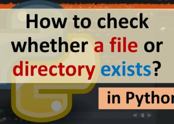 python file exists