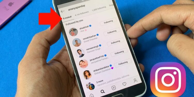Mutual followers Instagram app