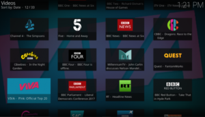 XBMC TVCatchup Kodi Add-on