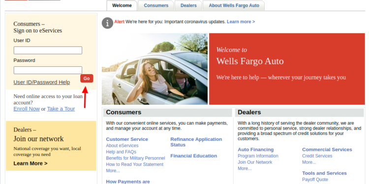 wellsfargodealerservices login