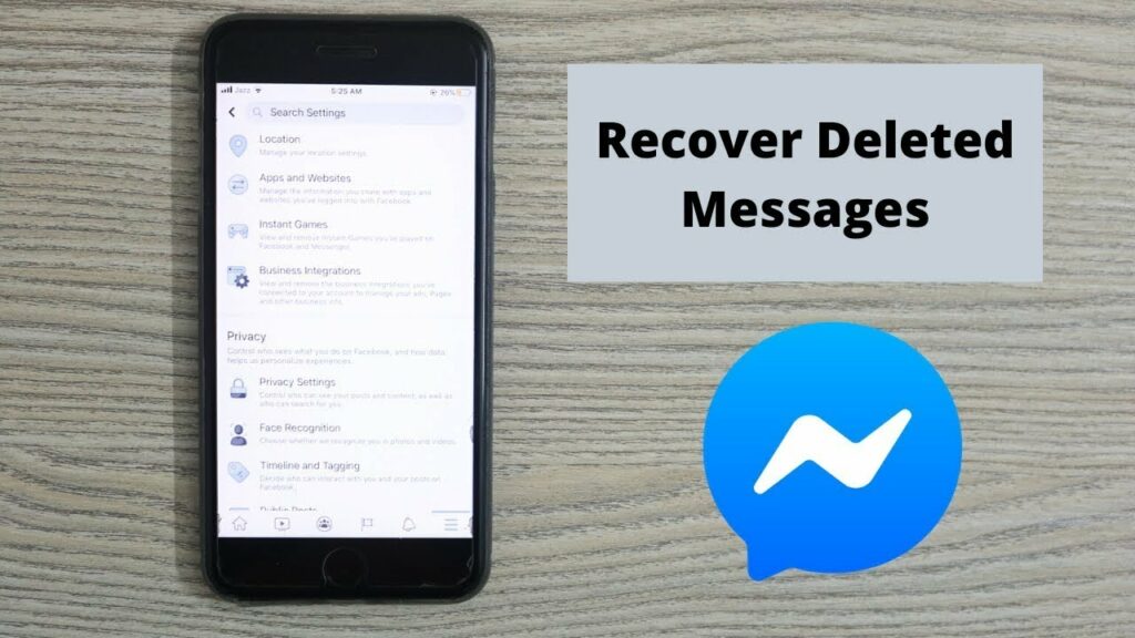 how to recover deleted messages on messenger