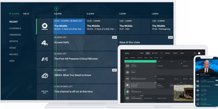 hulu live guide