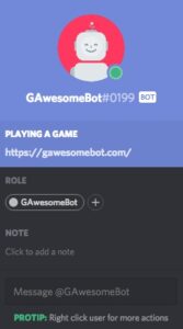 GAwesome Bot