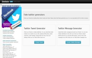 Fake Twitter Generators