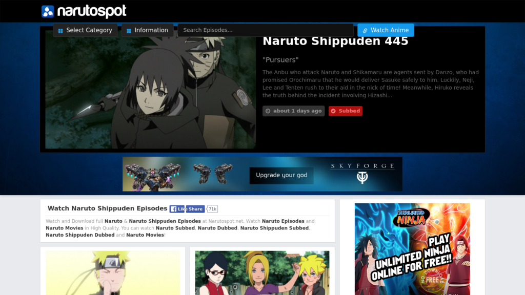 Naruspot Alternatives