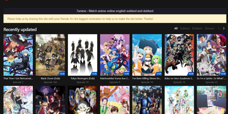 7anime Alternatives