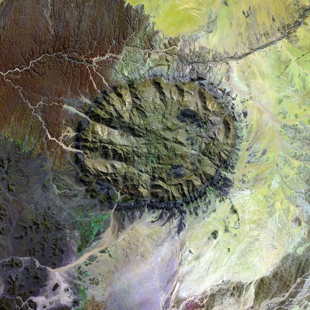 Mount Brandberg from Satellite