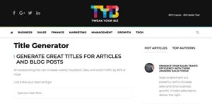 Tweak Your Biz Title Generator