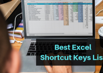 Best excel shortcut keys list