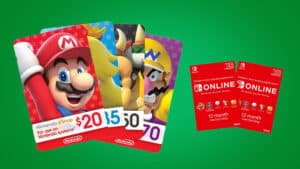 Nintendo also sells Switch Online gift cards