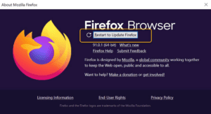 Update Or Reinstall Firefox