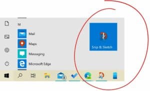 Use Snip & Sketch