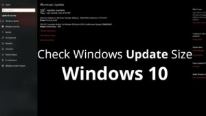 Check for Windows Update