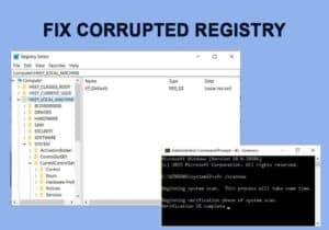 Corrupted system Registry Files