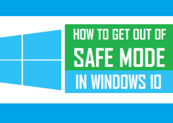 how to get out of safe mode in windows