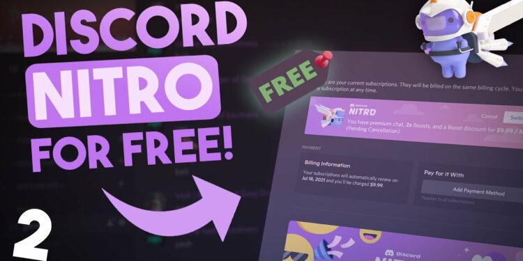 get discord nitro free