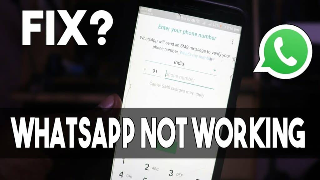 how to fix whatsapp not working