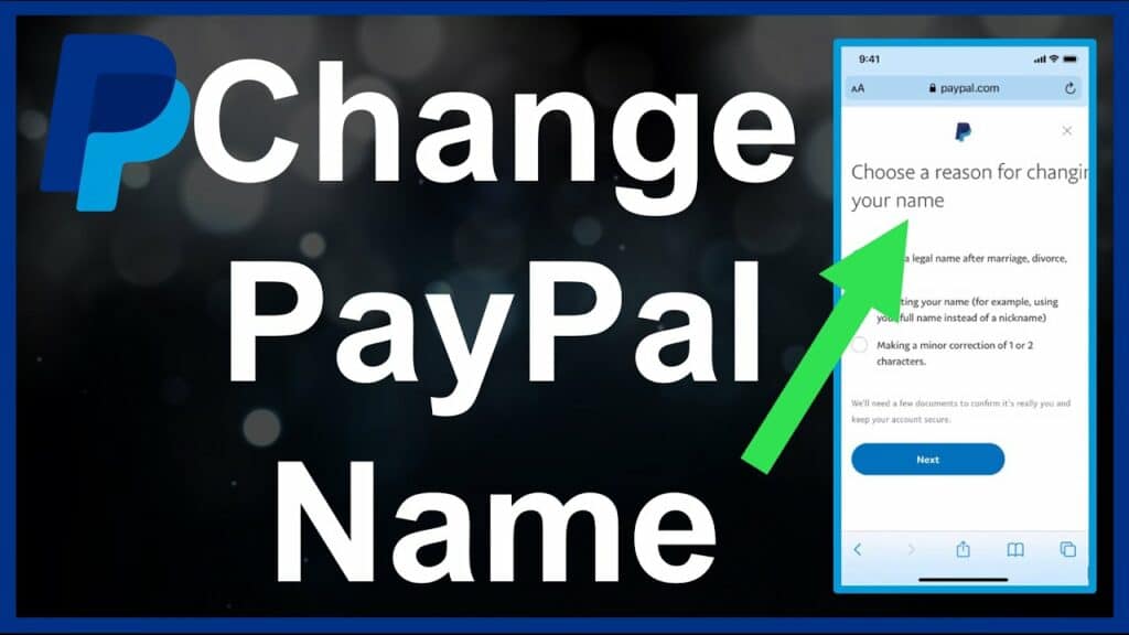 how to change your paypalusername