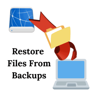 Restoring files from back-up
