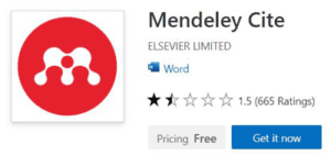 Mendeley Cite