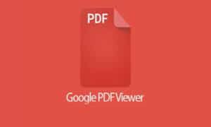 Google PDF Reader