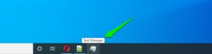 Pin Task Manager on the taskbar