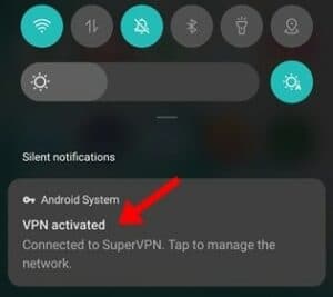 On Phone, Disable The VPN App